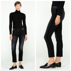 NEW Hudson Nico Straight Crop Black Jeans